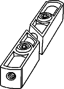 Zamek 17x15 równoległy