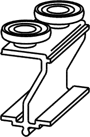 Prowadnica górna drzwi przesuwnych SP 20701/SP 20703