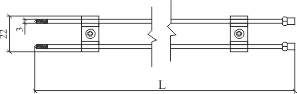 Szynoprzewody L=300mm (kpl)