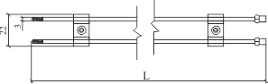 Szynoprzewody  L=300mm  (kpl)